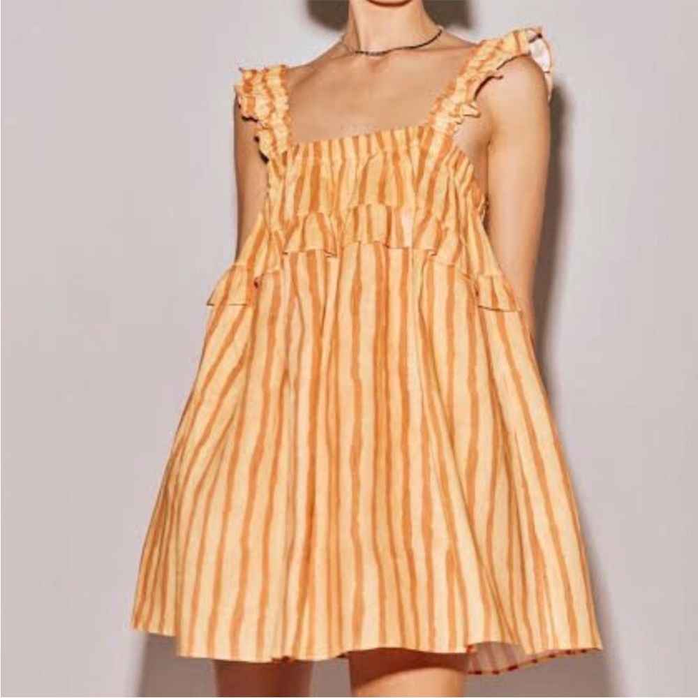 VRG Grl Malia linen minidress